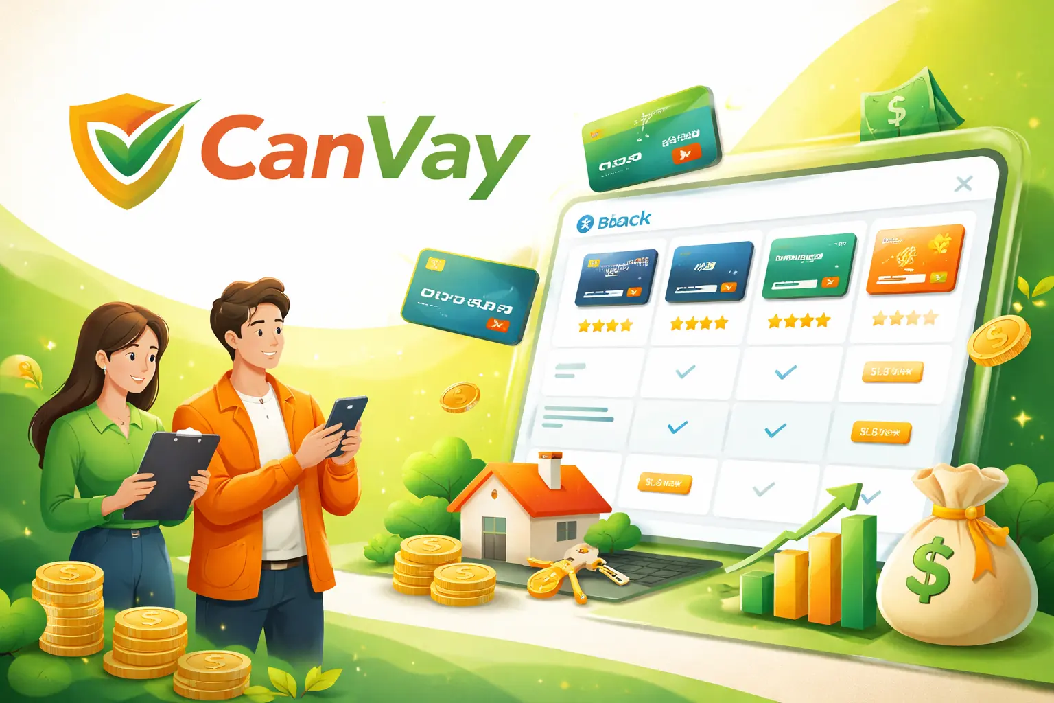 Hướng dẫn vay tiền online an toàn, tránh bẫy tín dụng đen cùng CanVay